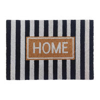 FUSSMATTE - Multicolor, Kunststoff/Textil (60/40cm) - Relaxdays