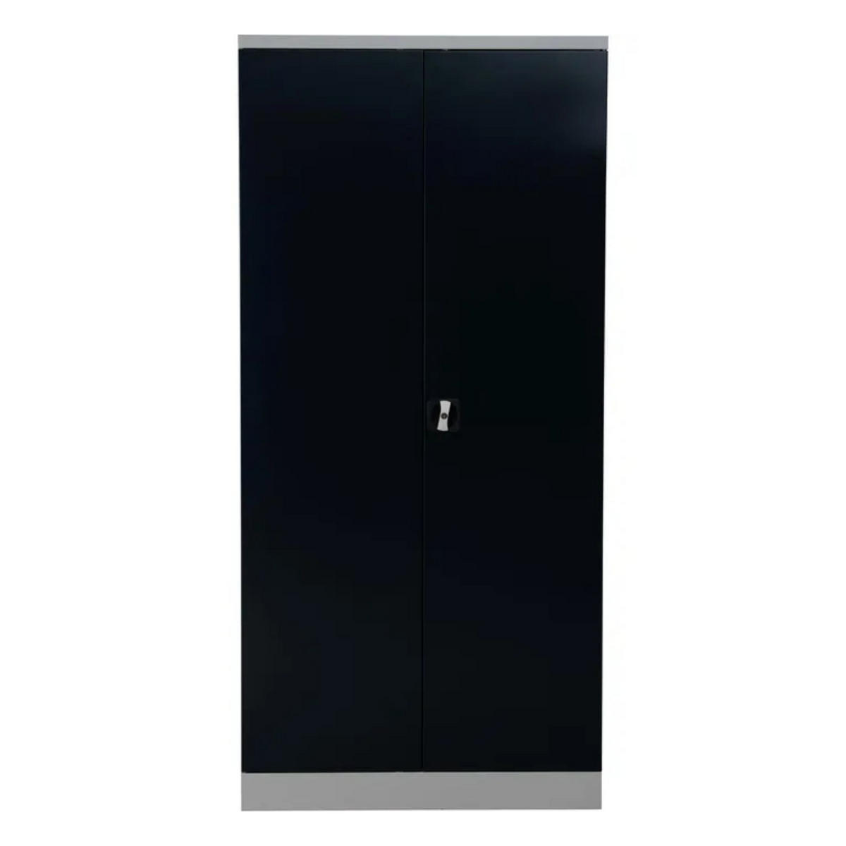 STAHLSCHRANK Bee mit 4 lackierten Fachböden 195x92x42 cm Korpusfarbe Lichtgrau Frontfarbe Anthrazit - Anthrazit, Metall (92/195/42cm)