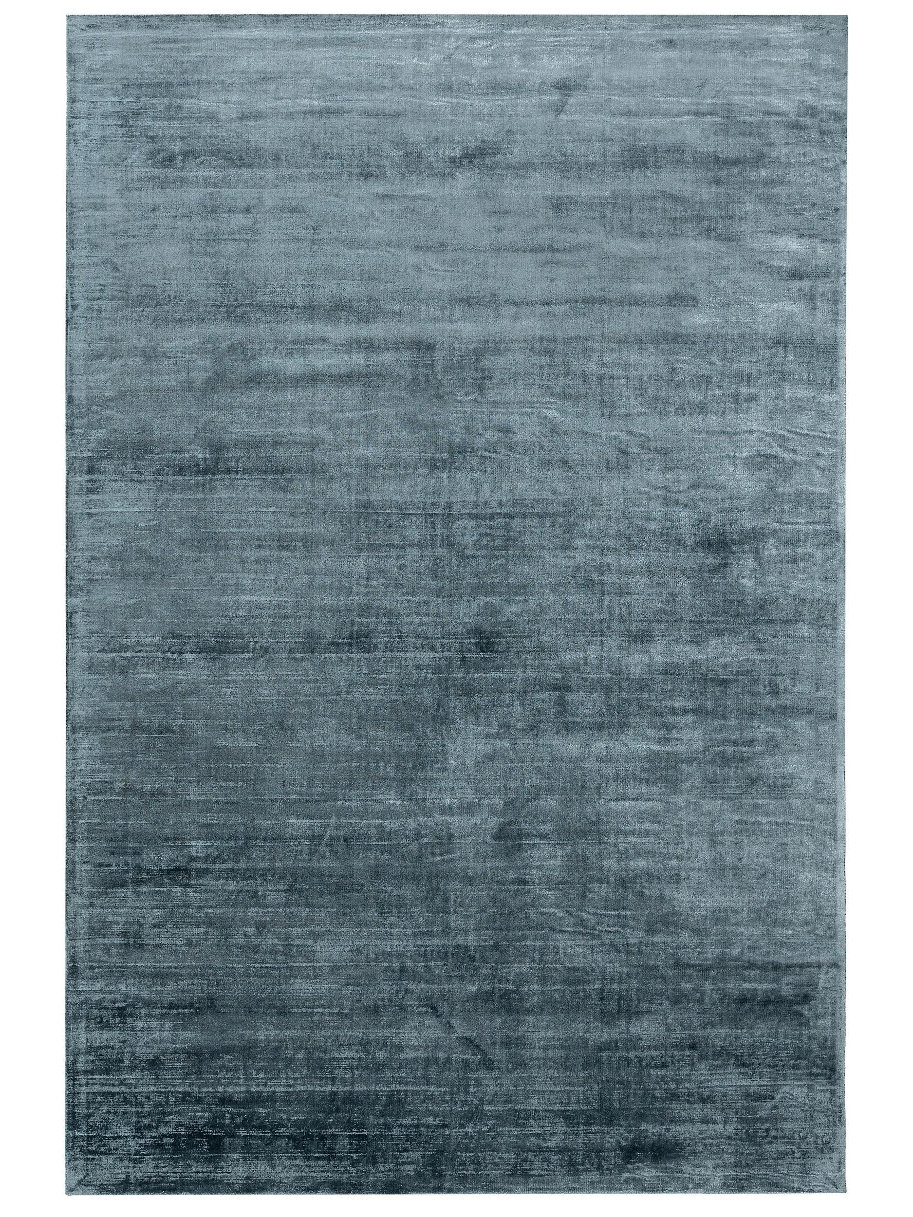 benuta Viskoseteppich Blau 120x170 cm