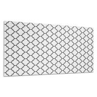 WANDPANEEL 100x50 cm selbstklebend Jornisse - Schwarz, Kunststoff (50/1.6/100cm) - Wallfluent