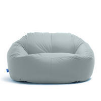 SITZSACK SOFA Lounge eisgrau für Indoor und Outdoor - Blaugrau/Grau, Textil (1600/60/1000cm) - Bruni