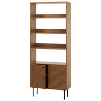 BÜCHERREGAL Braun - Braun, Metall (80/200/30cm) - MCW