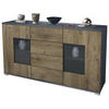 SIDEBOARD Grömitz Eiche Ribbeck - Alteiche, Holzwerkstoff (138.5/75.5/35cm) - Vladon