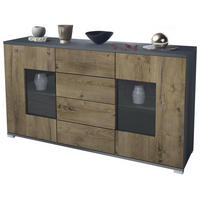 SIDEBOARD Grömitz Eiche Ribbeck - Alteiche, Holzwerkstoff (138.5/75.5/35cm) - Vladon