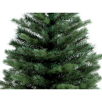 WEIHNACHTSBAUM künstlicher BERNARD 90 cm, grün, 2D/3D, 108 Zweige, inkl. Pflanztopf mit Jutesack - Grün, Kunststoff/Stein (61/90cm) - LAALU