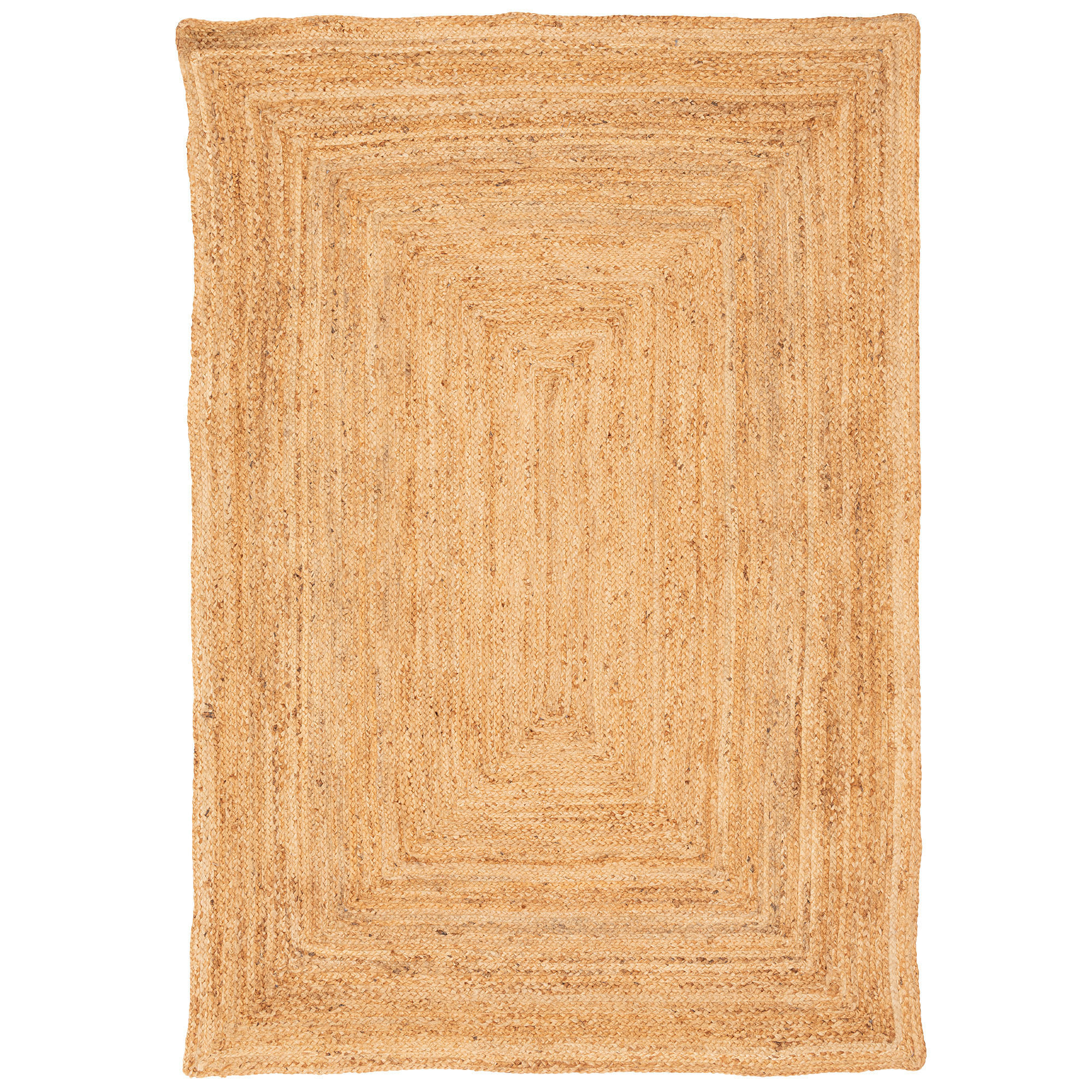NATURFASER HANDGEFERTIGT JUTE TEPPICH NELE - Naturfarben, Textil (120/170cm) - Pergamon