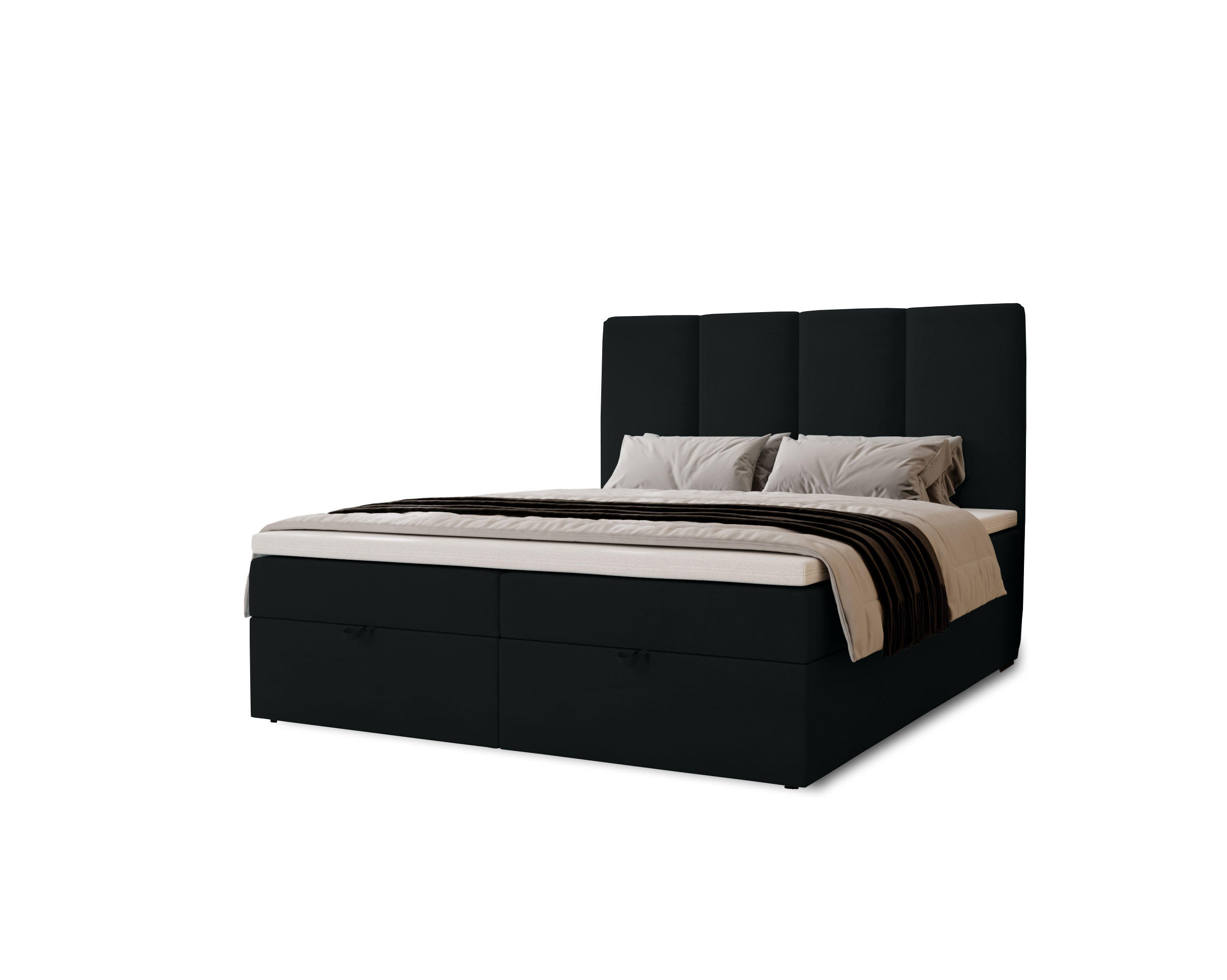 XXXLutz Boxbett Schwarz 160x200 cm