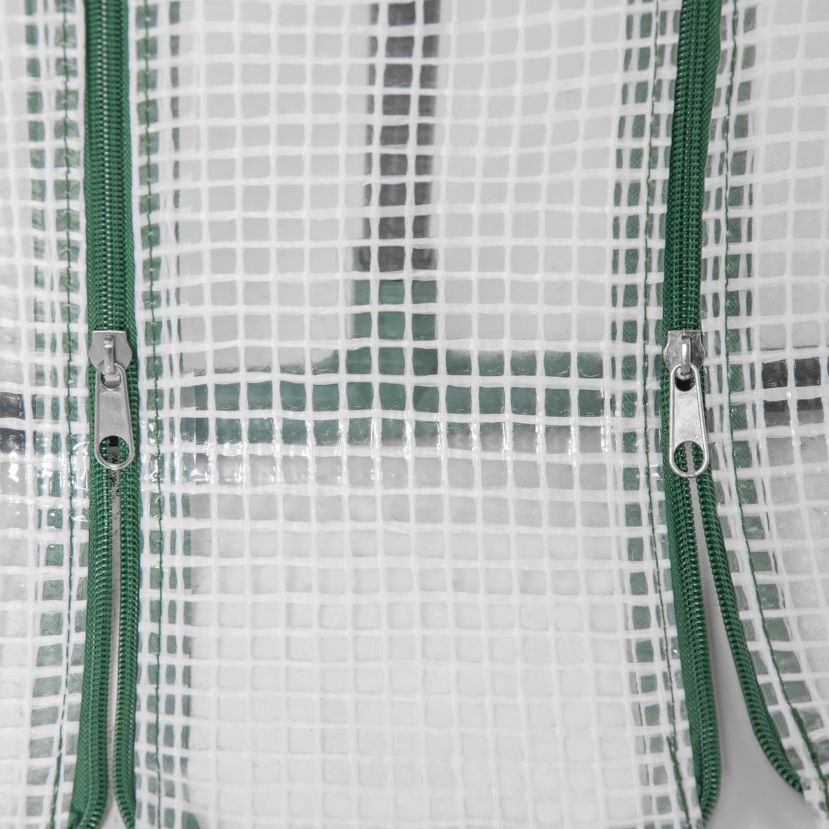 GEWÄCHSHAUS DE-11909 mit Spitzdach & 2 Fenstern Weiß - Weiß, Kunststoff (90/90/180cm) - ComfortXL
