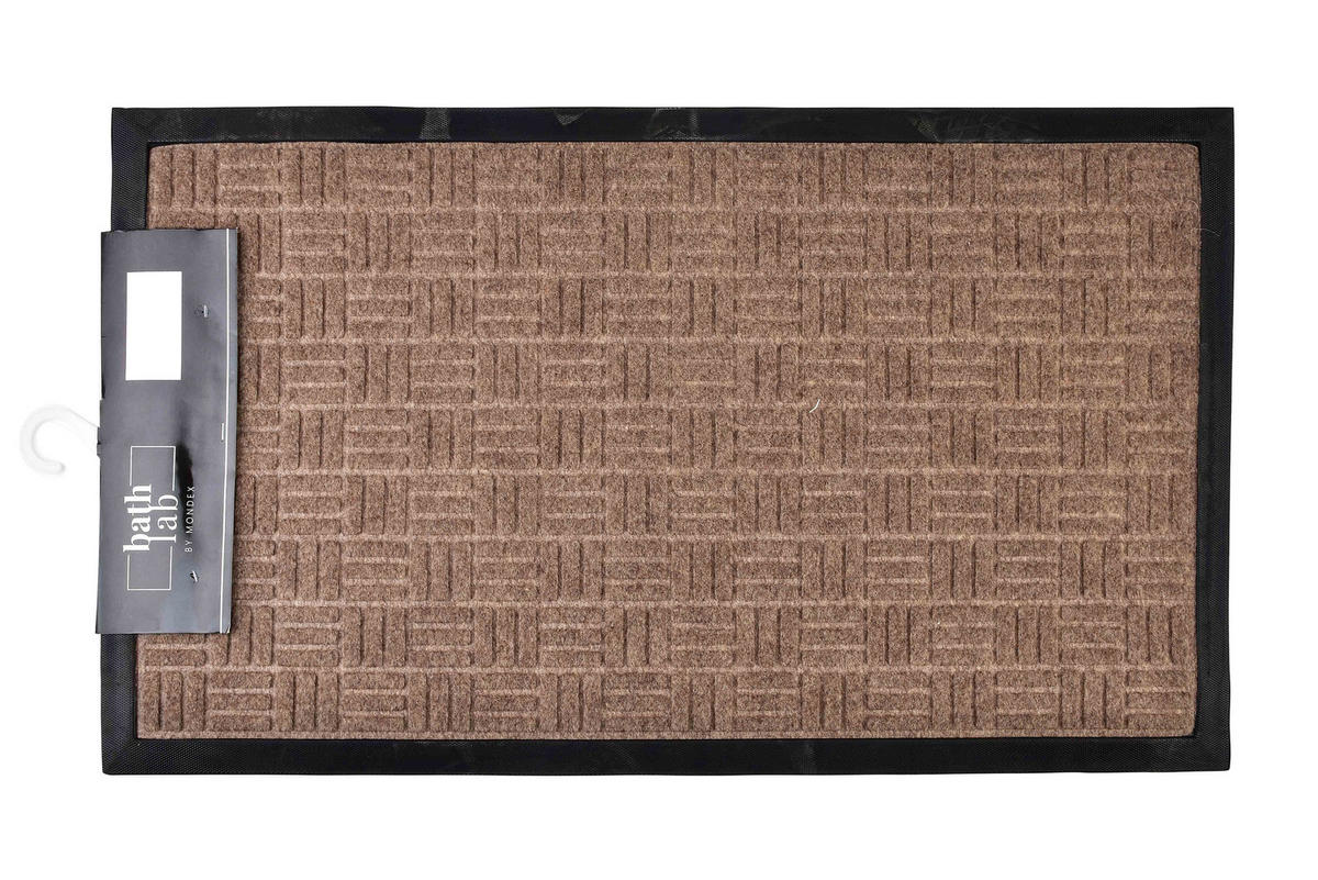 FUSSMATTE Sira - Hellbraun, Kunststoff (45/75cm) - Mondex