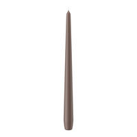 SPITZKERZEN Taupe 300 x Ø 25 mm, 12 Stück - Taupe, Paraffin (2.5/30/30cm) - Wiedemann Kerzen