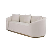 SOFA NUA Weiß 220x80x75 cm - Weiß, Textil (220/75/80cm) - FURNLUX