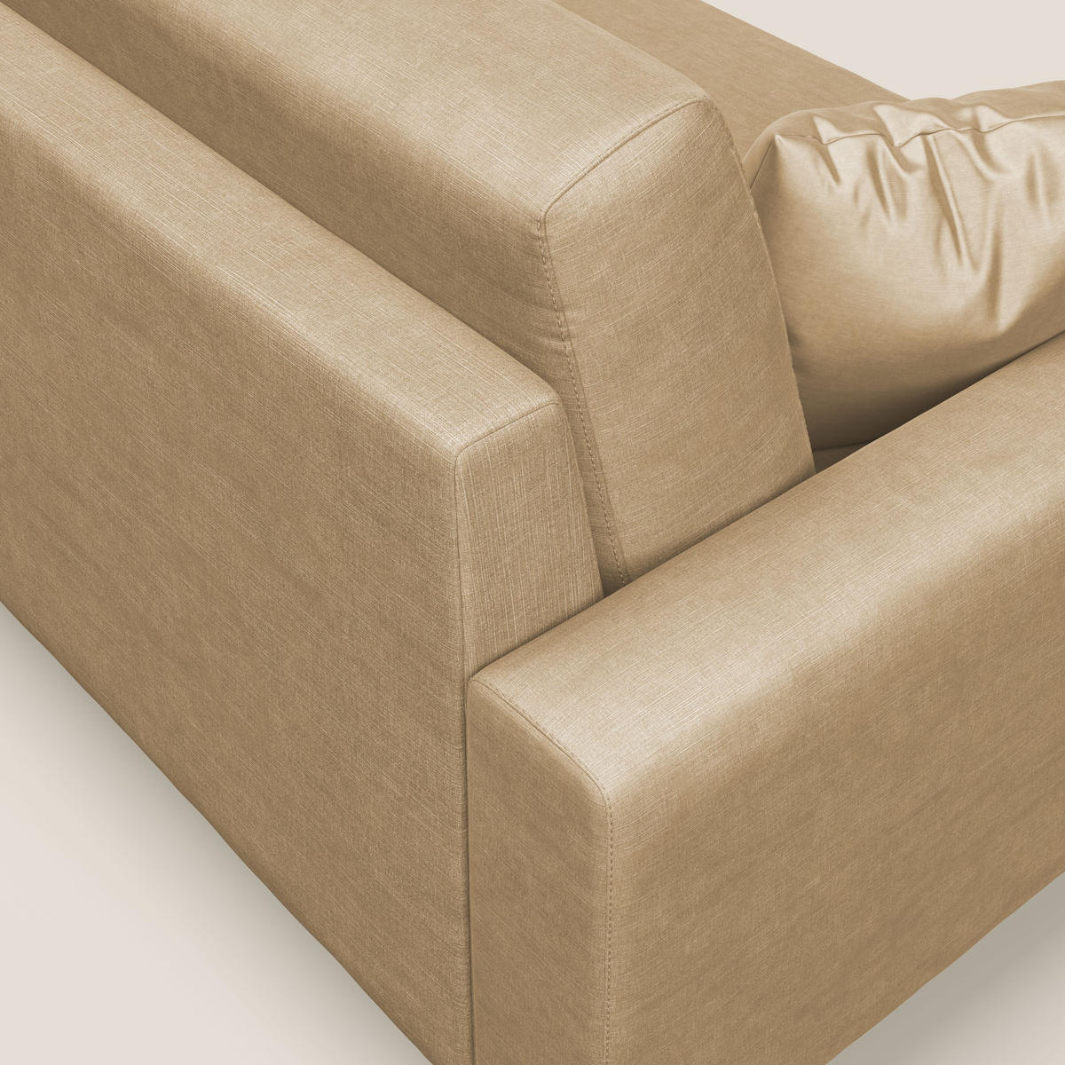 ECKSOFA Arthur - Beige, Textil (224/91cm) - Divani.store