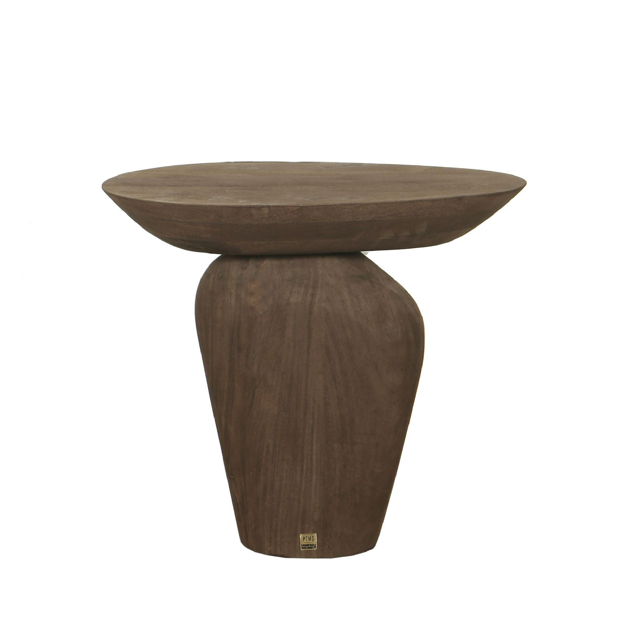 BEISTELLTISCH Harshad Braun 55/35/50cm - Braun, Holz (55/35/50cm) - PTMD Collection