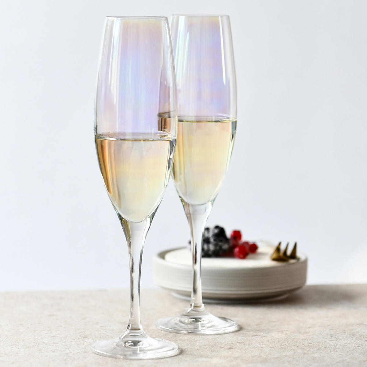 SEKTGLÄSER, 6er-Set, 210 ml - Multicolor, Glas (0.21L)