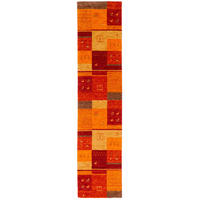 NATUR WOLLE TEPPICH GABBEH ESTA LÄUFER - Orange, Textil (90/160cm) - Pergamon
