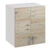 HÄNGESCHRANK G60 2D - Bordeaux, Holzwerkstoff (60/60/31cm) - roe furniture