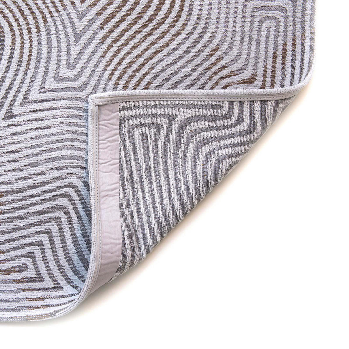 TEPPICH Oyster White Meditation 170/240 cm - Grau, Textil (170/240cm) - Louis De Poortere