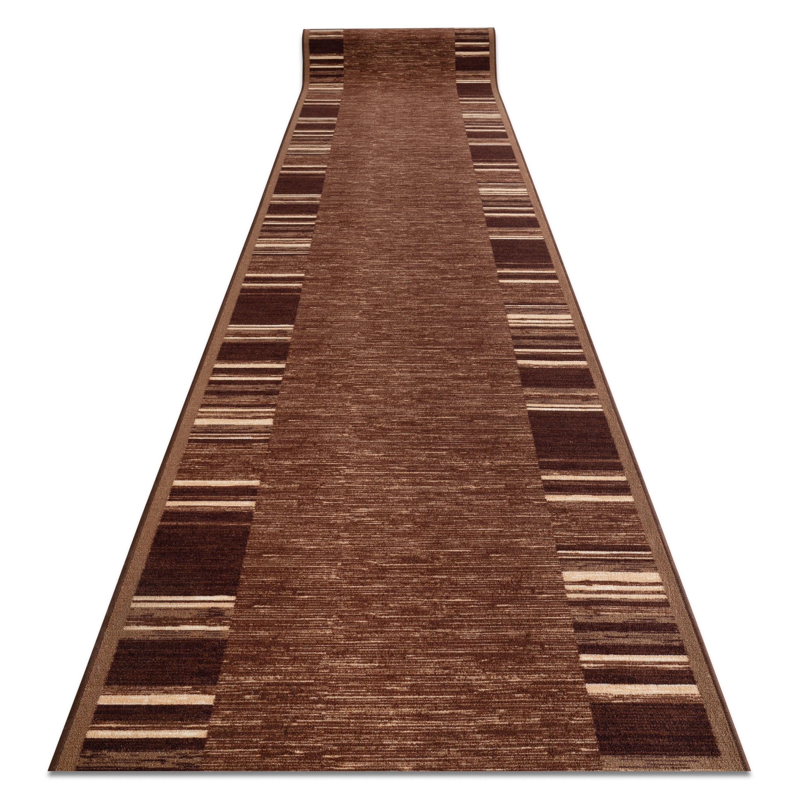 rugsX Läufer Braun 110x440 cm