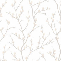 VLIESTAPETE Karma - Weiß/Braun, Papier/Kunststoff (52/1005cm) - Superfresco Easy