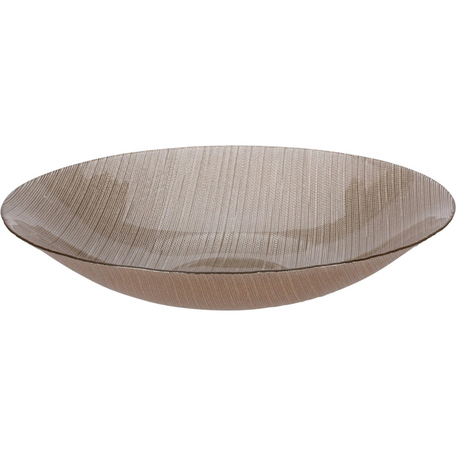 SCHALE Karneol Ø 30 cm - Goldfarben, Glas (30cm) - Home Styling Collection