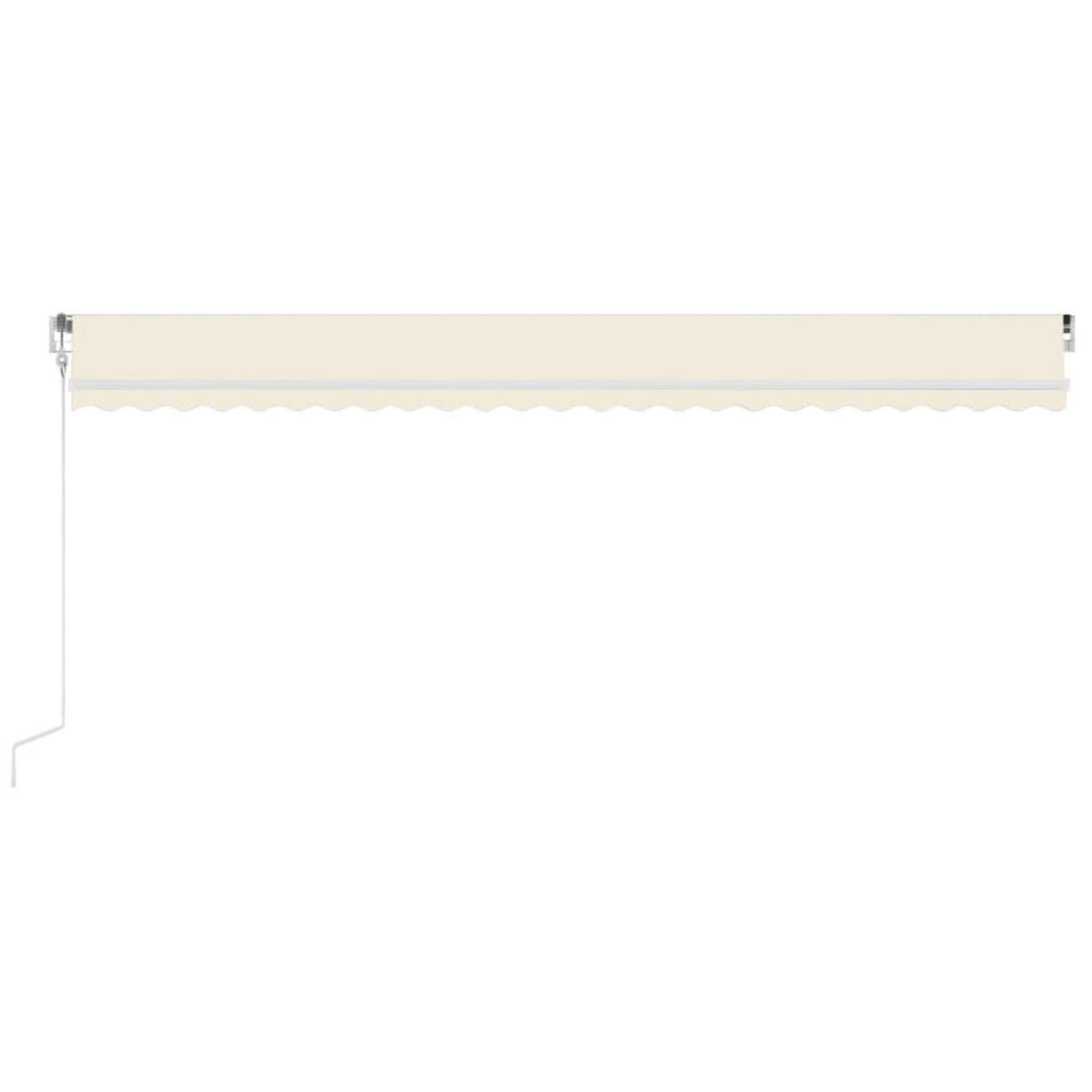 MARKISE Automatisch Einziehbar 600x350 cm Creme - Creme, Metall (600/350/350cm) - furnicato