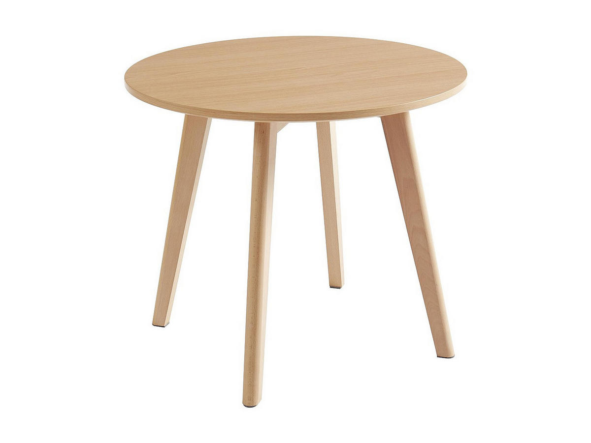 ESSTISCH - 2 Personen - Holz, Platte - Naturfarben Hell - LOULOUNE - Naturfarben, Holz (60/51/60cm) - Vente-Unique