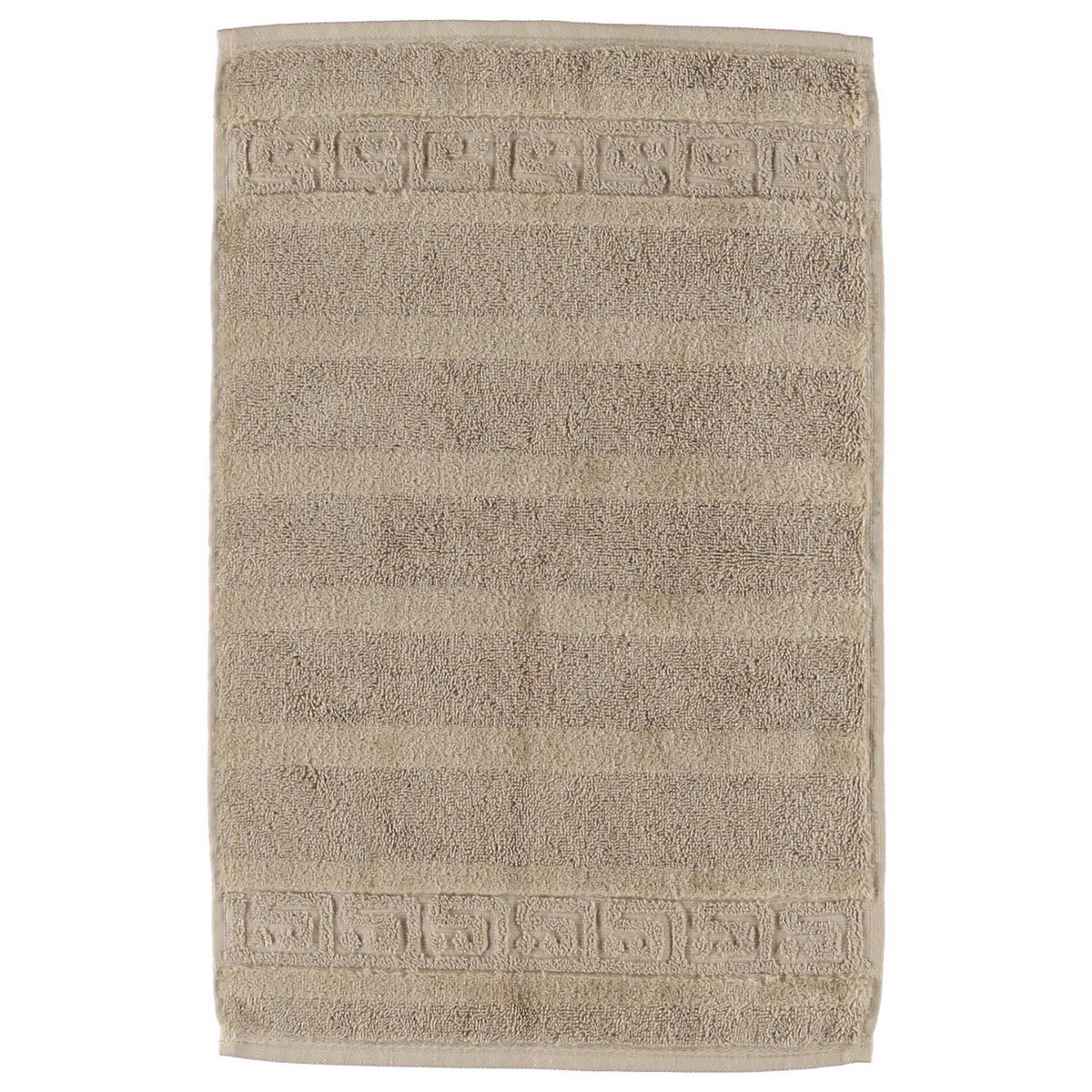 GÄSTETUCH 6er Pack 100% Baumwolle, Sand, 30 x 50 cm - Sandfarben, Naturmaterialien (30/40cm) - Cawoe