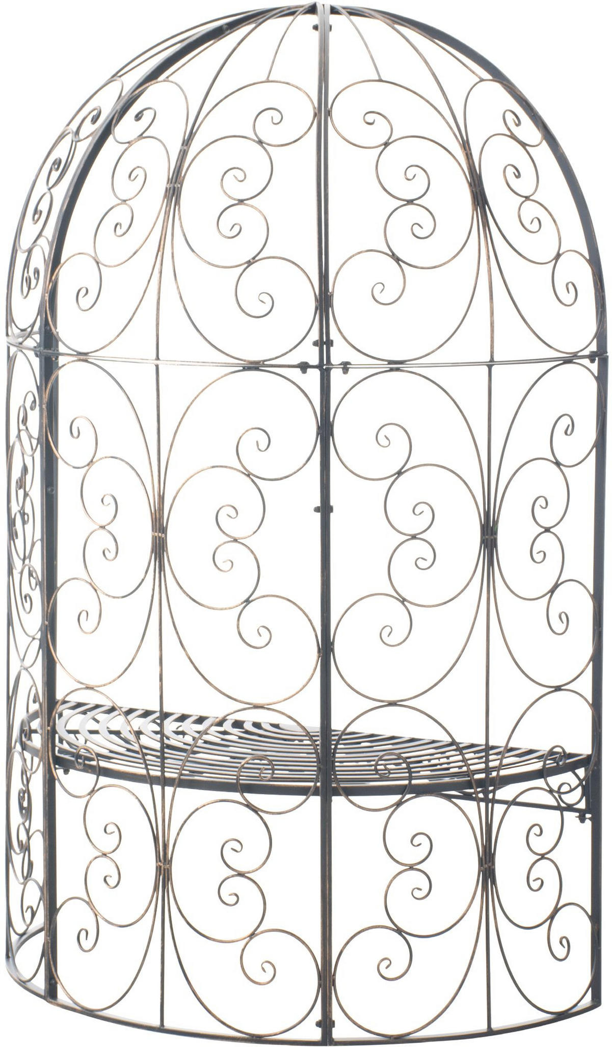 PAVILLON 120/58/178 cm Metall Bronze - Bronzefarben, Metall (120/178/58cm) - CLP