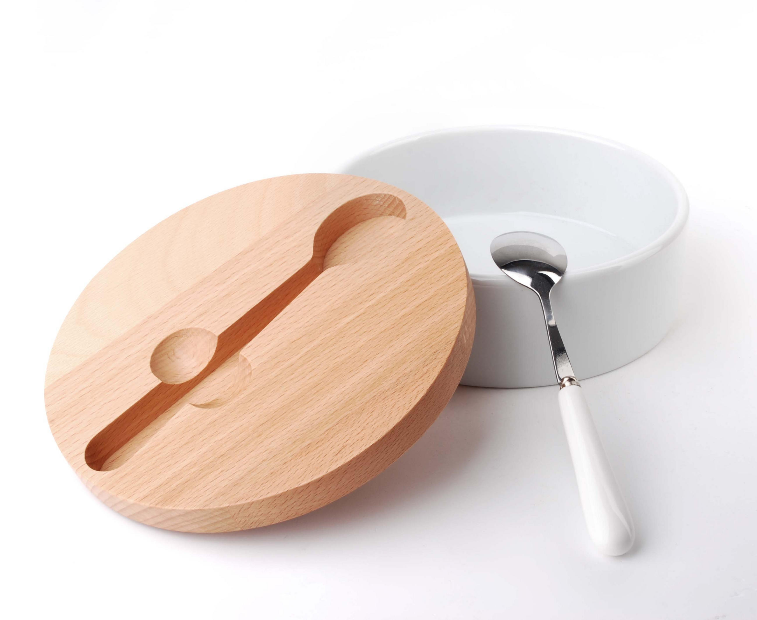 ZUCKERDOSE Basic Kitchen Cookini Weiß 14.7/14.7/6 cm Keramik - Weiß, Keramik (14.7/6cm) - Mondex