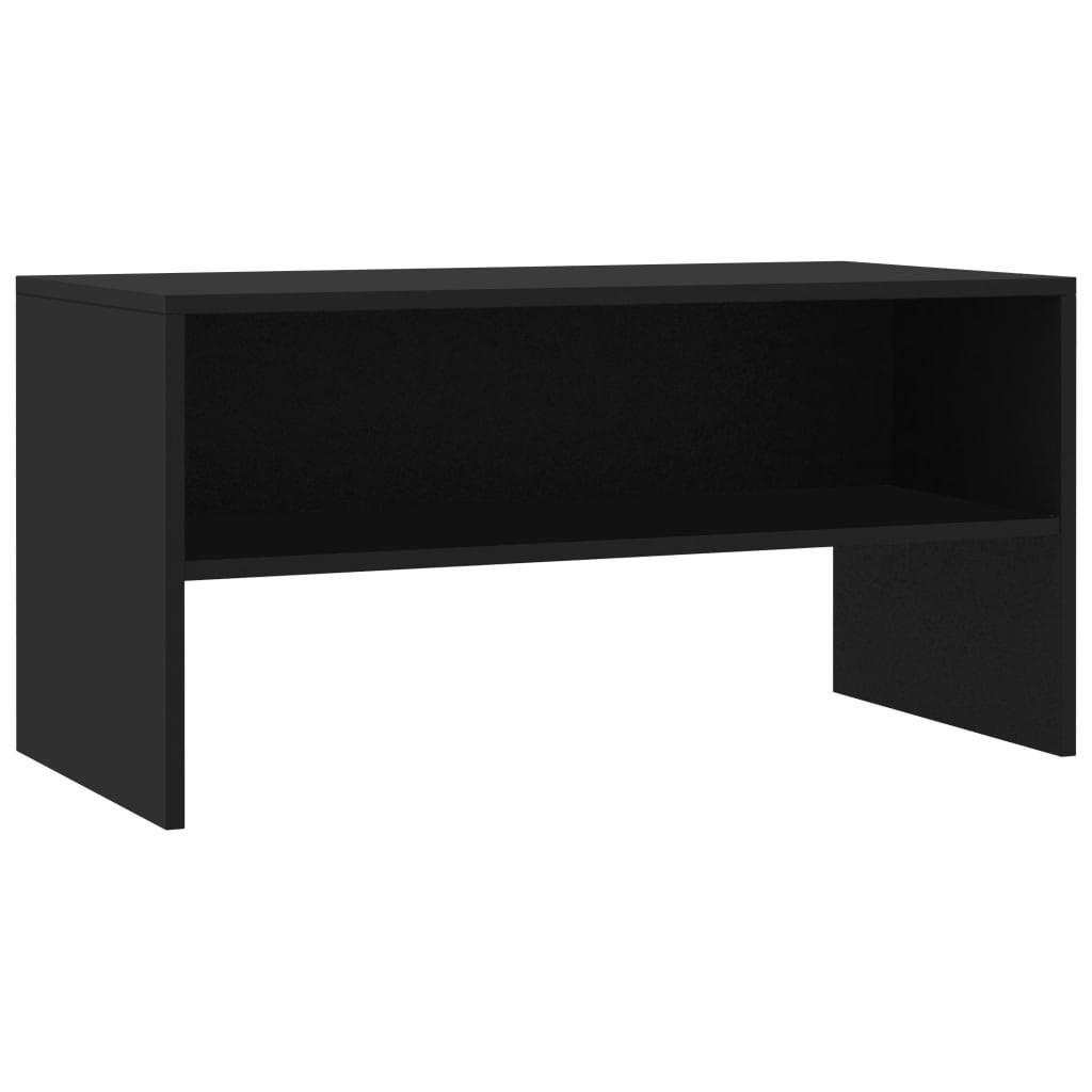 vidaXL Lowboard Schwarz 80x40x40 cm