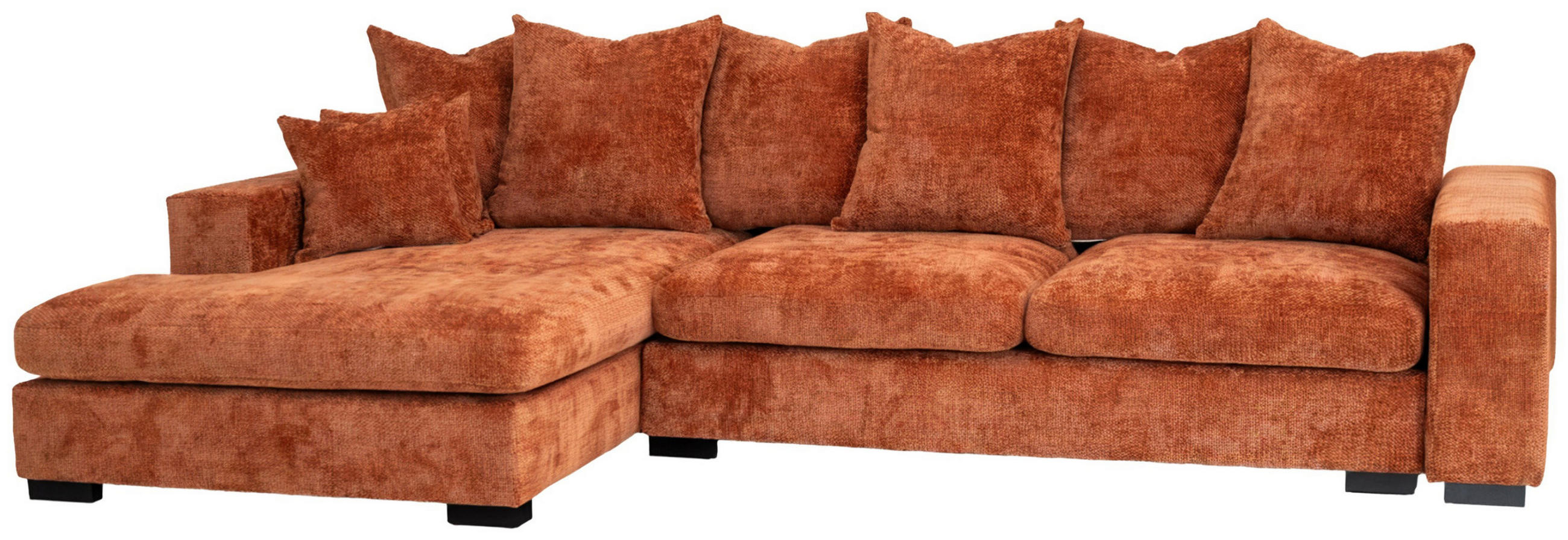 WFL Group Ecksofa Terracotta 285x155 cm