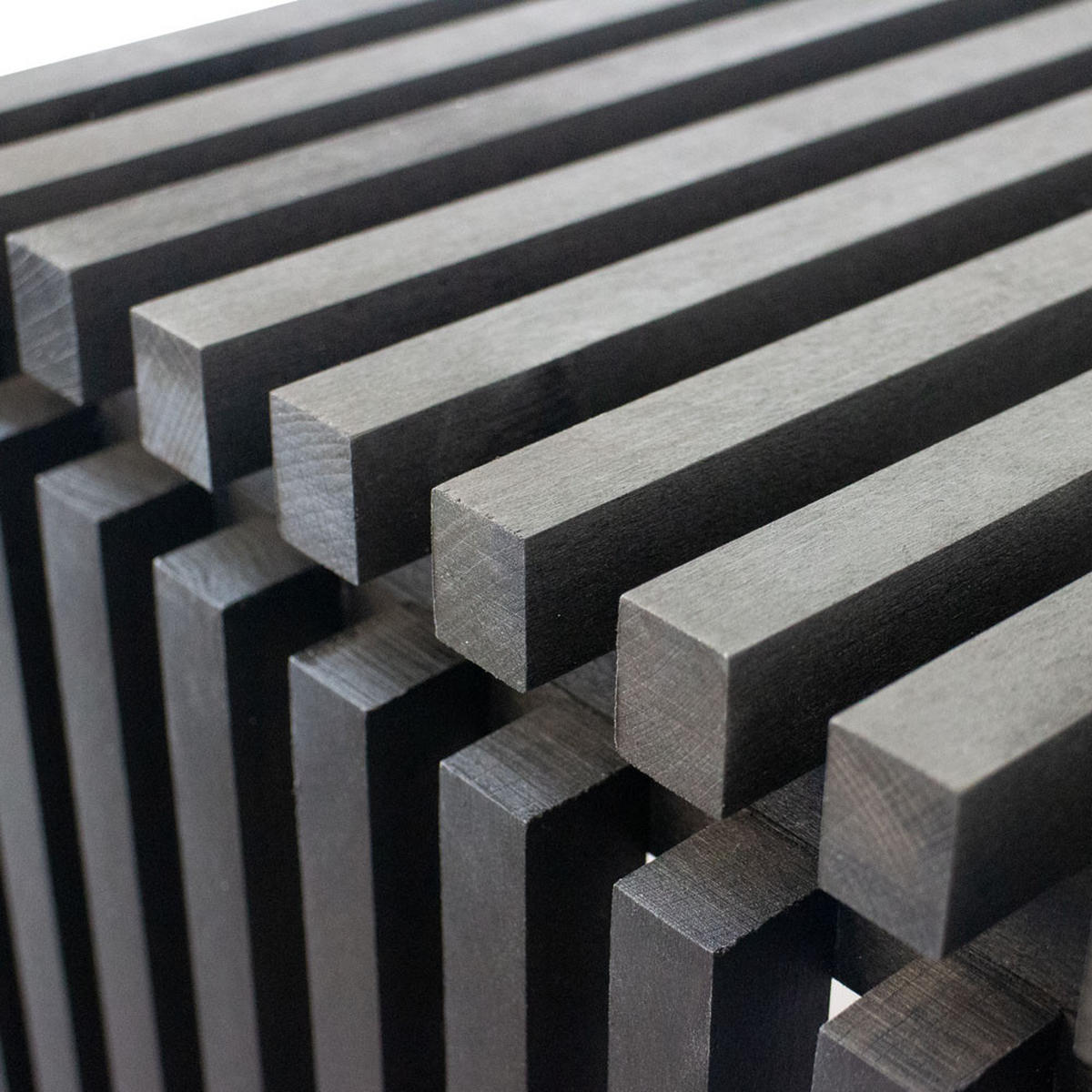 SITZBANK LORA - Schwarz, 78 cm - Schwarz, Holz (78/42/40cm) - Home Deluxe