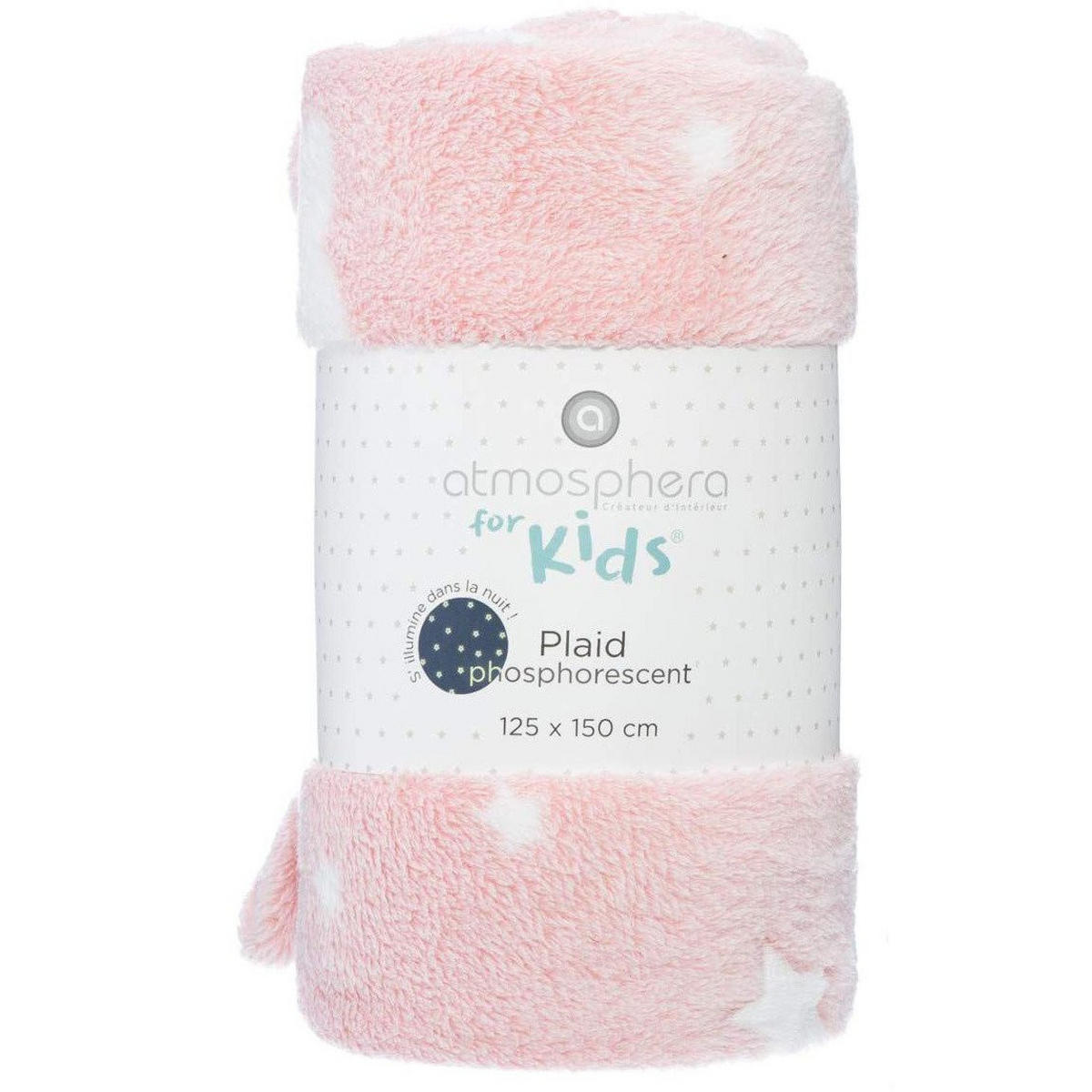 WOHNDECKE 150/125 cm - Rosa, Textil (125/150cm) - Atmosphera Createur d´interieur
