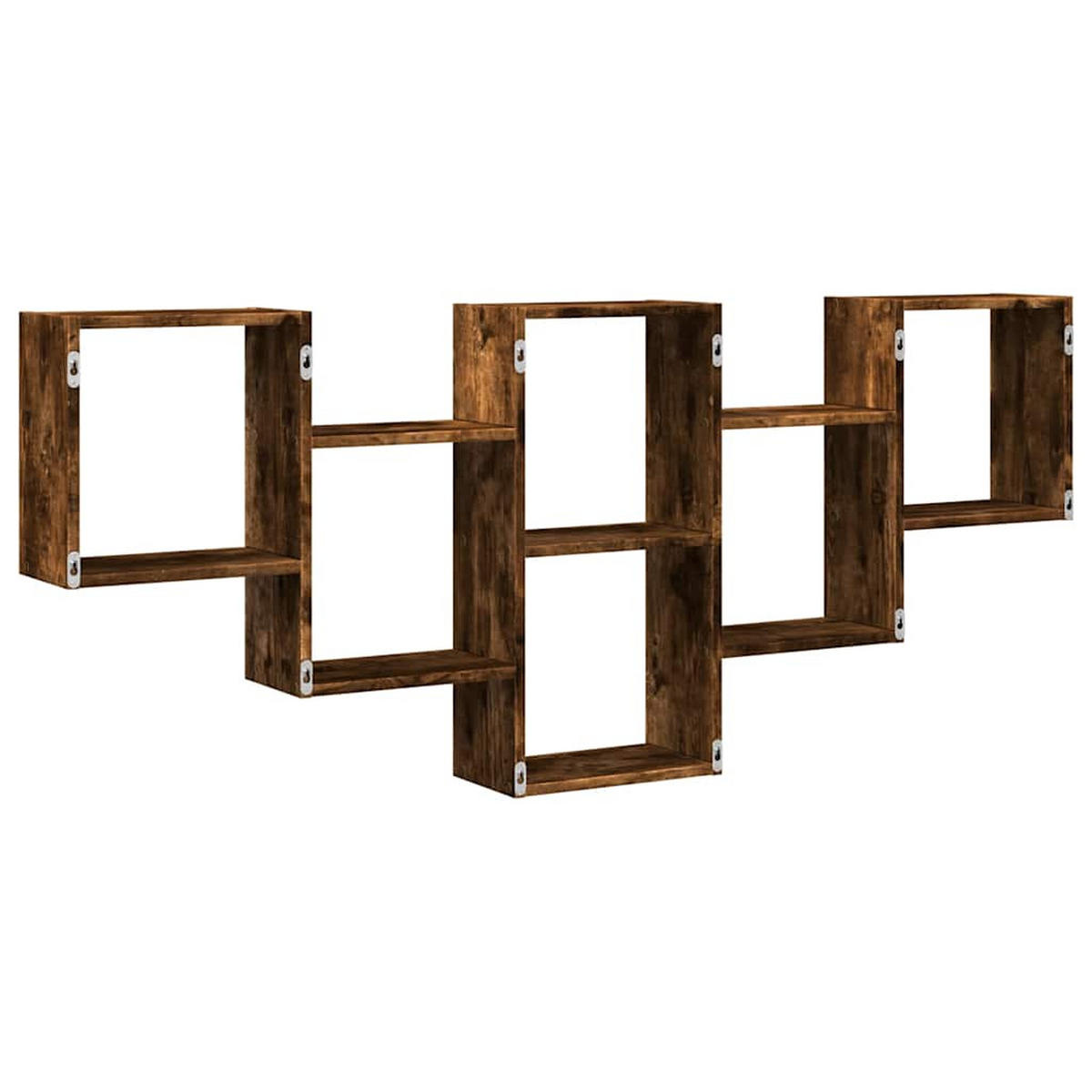 WANDREGAL Räuchereiche 159/18/66 Cm Holzwerkstoff - Braun, Holzwerkstoff (18/66/159cm) - vidaXL