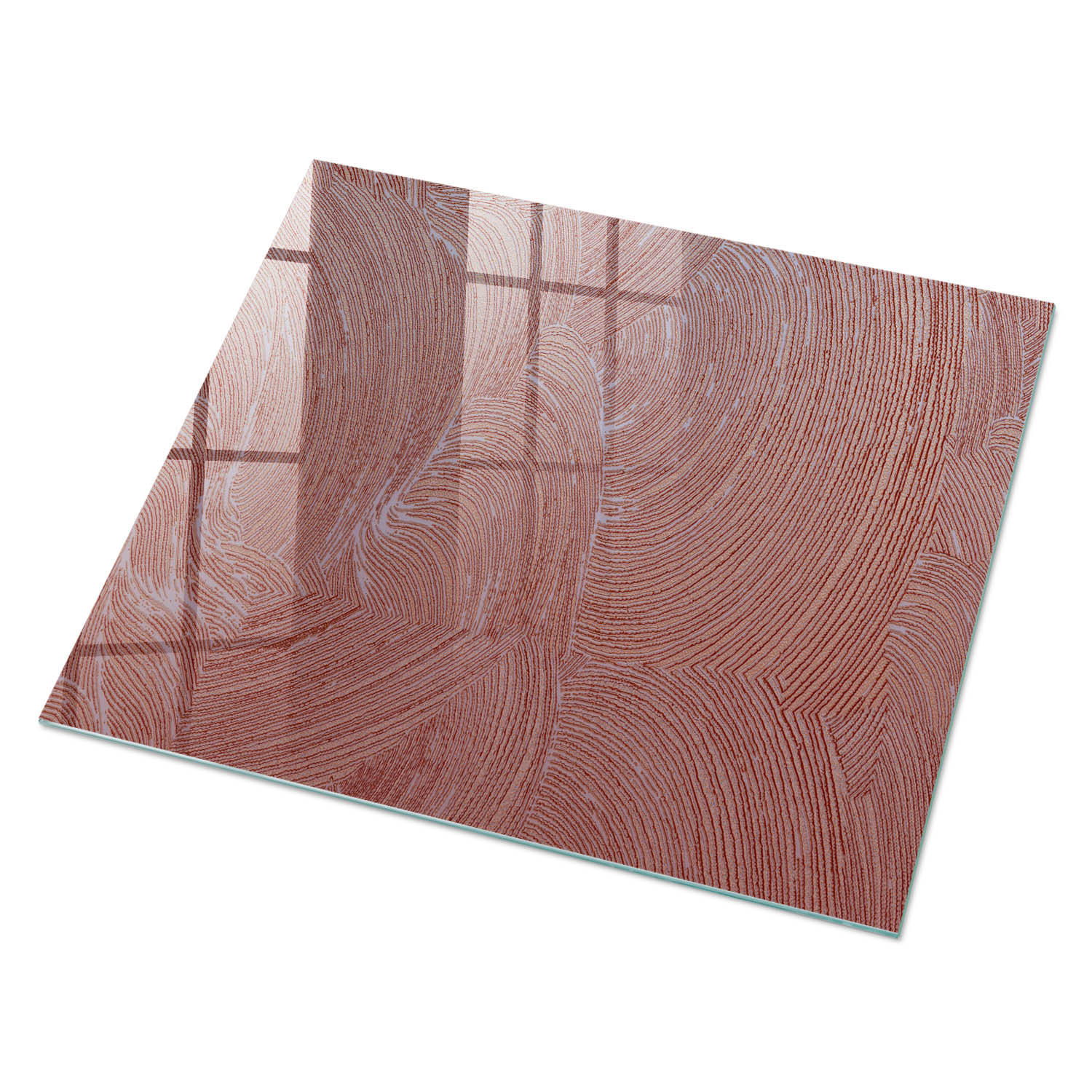 GLASPLATTE 80x60 cm – Komplizierte Muster - Beige, Glas (0.4/80/60cm) - ArtPrintCave