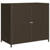 GARTENSCHRANK Braun 83x45x76 cm Poly Rattan - Braun, Kunststoff (83/76/45cm) - furnicato