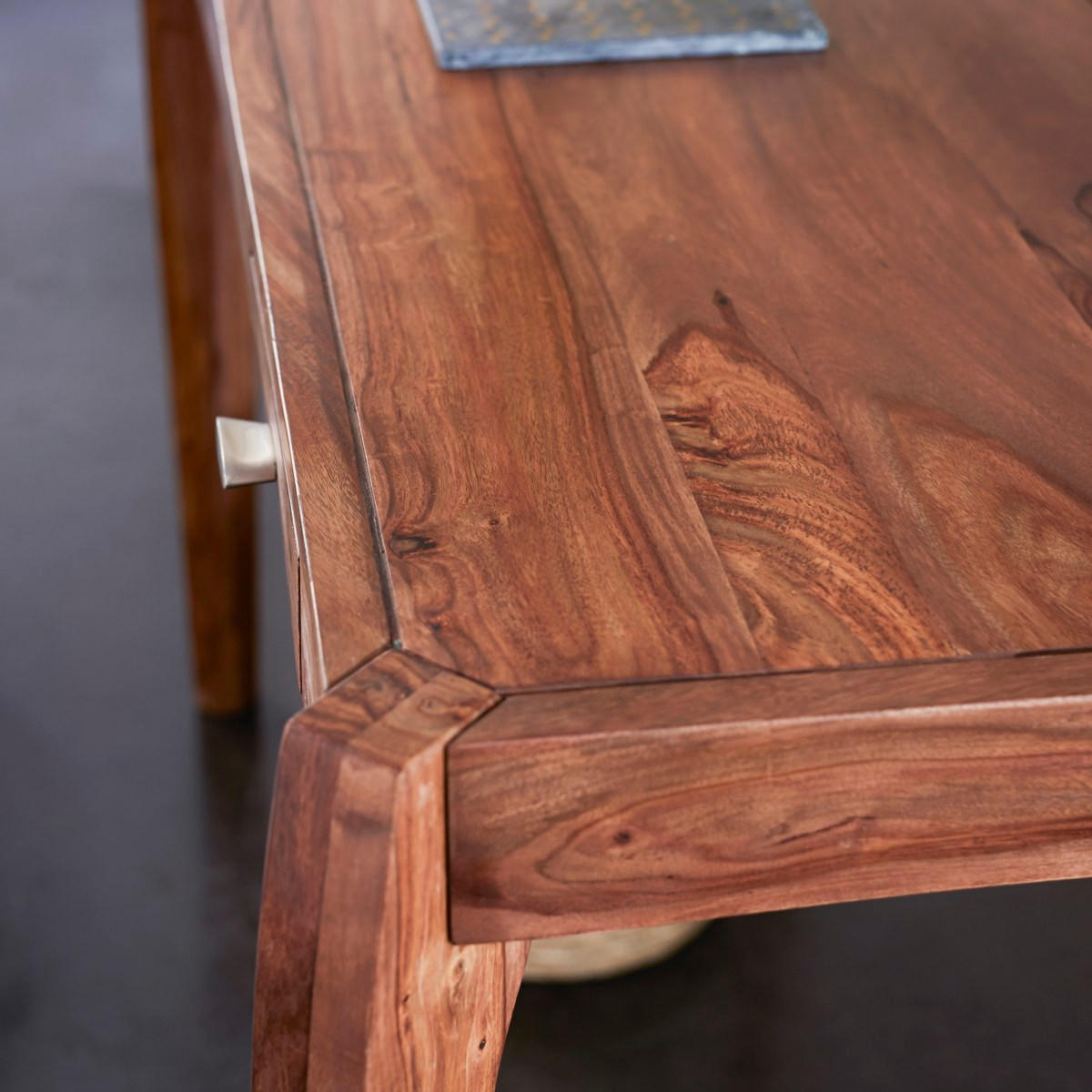 KONSOLENTISCH Luna Natur aus Palisander - Naturfarben, Holz (58/128/80cm) - Tikamoon