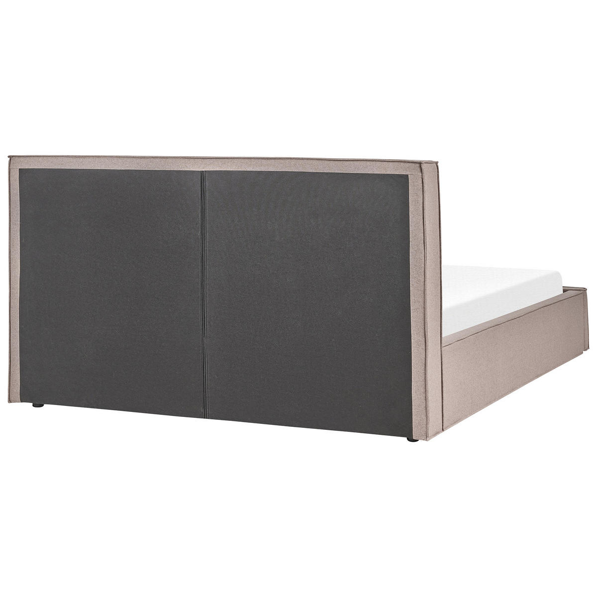 POLSTERBETT 180/200cm Taupe Moissac - Taupe, Textil (180/200cm) - Beliani