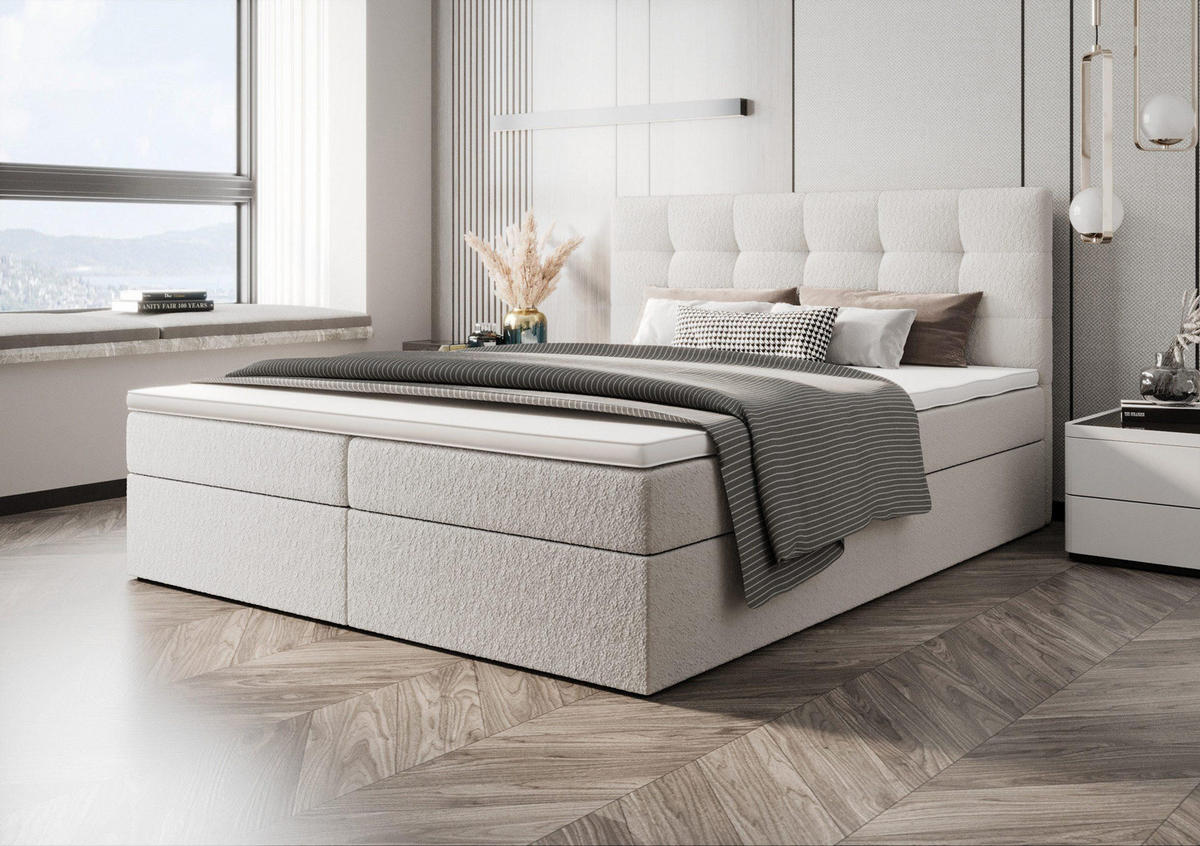 BOXBETT Sagani Creme 160x200 cm - Creme, Textil (160/200cm) - B&B Home