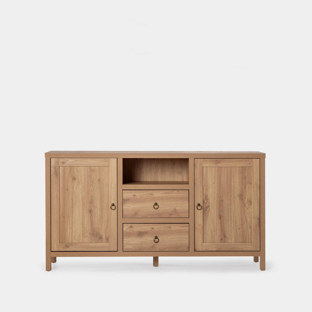 SIDEBOARD GROSSES Livorno Natürlich 160 cm x 85 cm - Naturfarben, Holzwerkstoff (160/85/40cm) - Klast Home