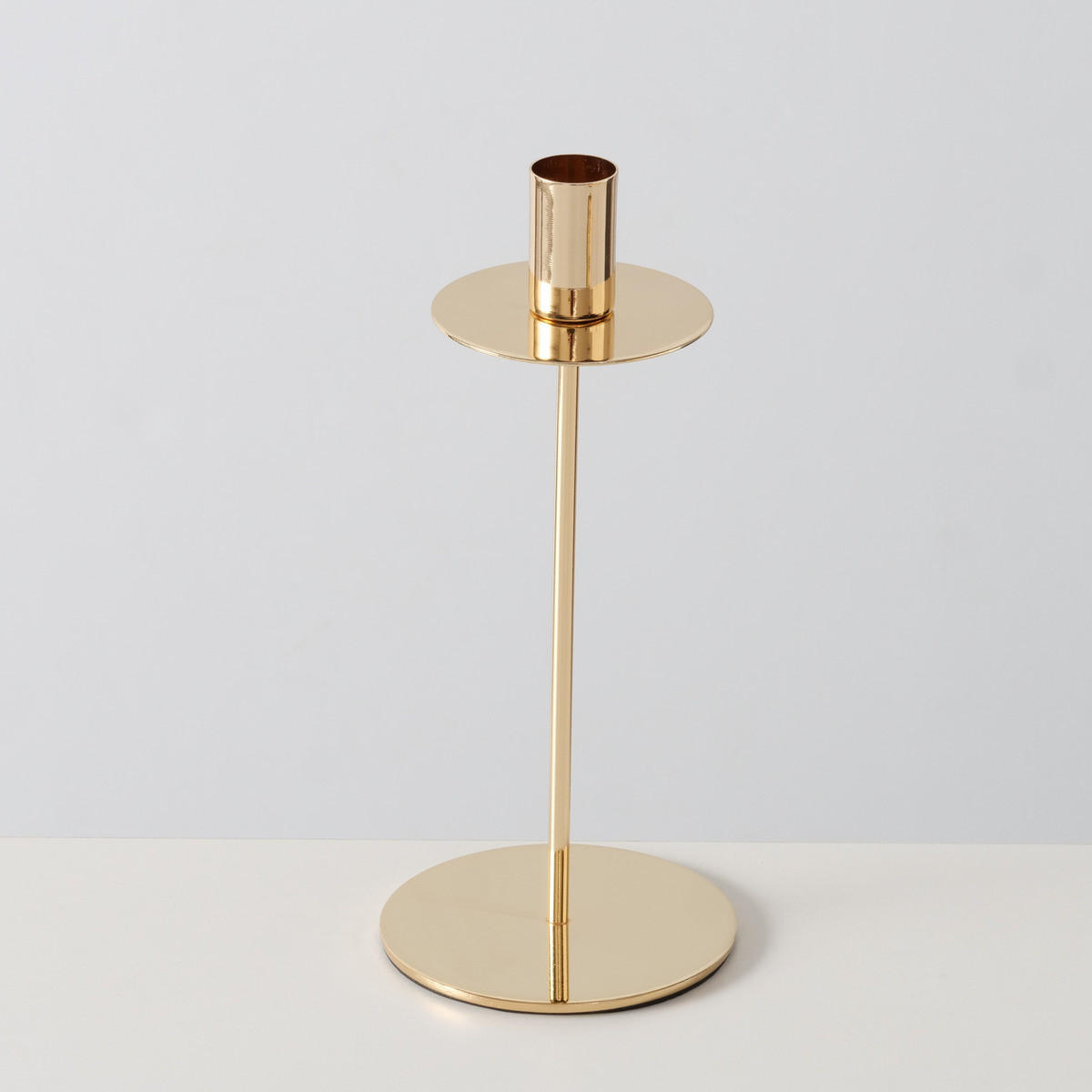 KERZENSTÄNDER Metall Phoenix 13/23 cm - Goldfarben, Metall (10/23/10cm) - Boltze Home