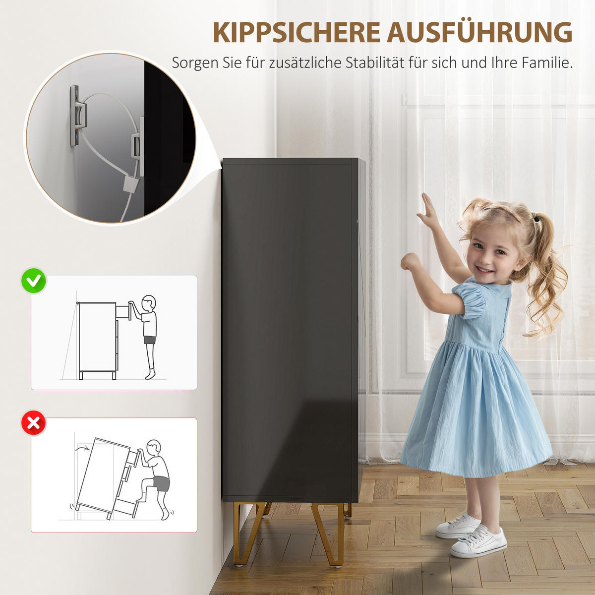 SCHUHSCHRANK Schwarz 31.5/72.0/95.0 cm - Schwarz, Holzwerkstoff (72/95/31.5cm)