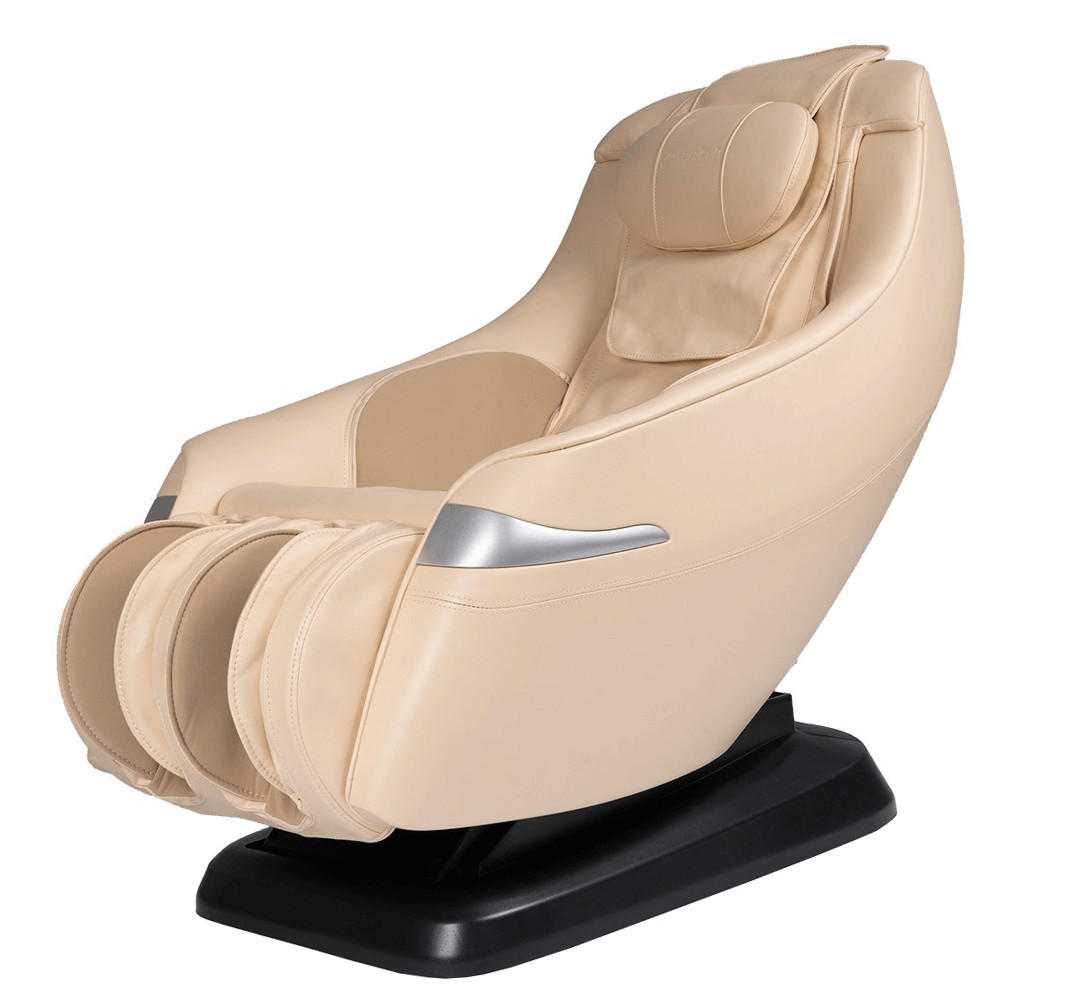 MASSAGESESSEL ATTIVA - Farbe: Beige - Beige, Leder (65.5/112/100cm) - Home Deluxe