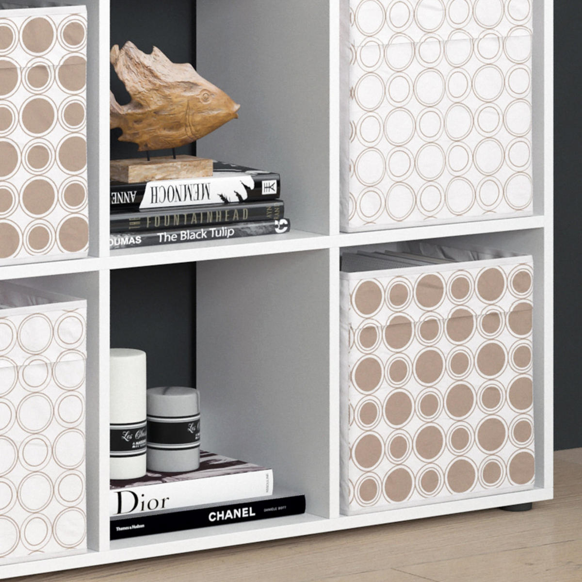 DĚLICÍ STĚNA Nove Bílá - bílá, kompozitní dřevo (104/108/29cm) - Vicco