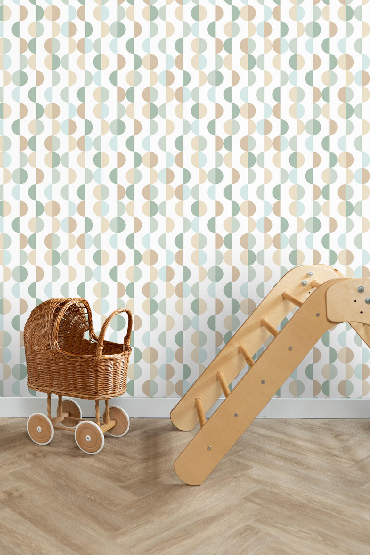 TAPETE grafisches Motiv 50 x 900 cm - Multicolor, Papier (50/900cm) - ESTAhome