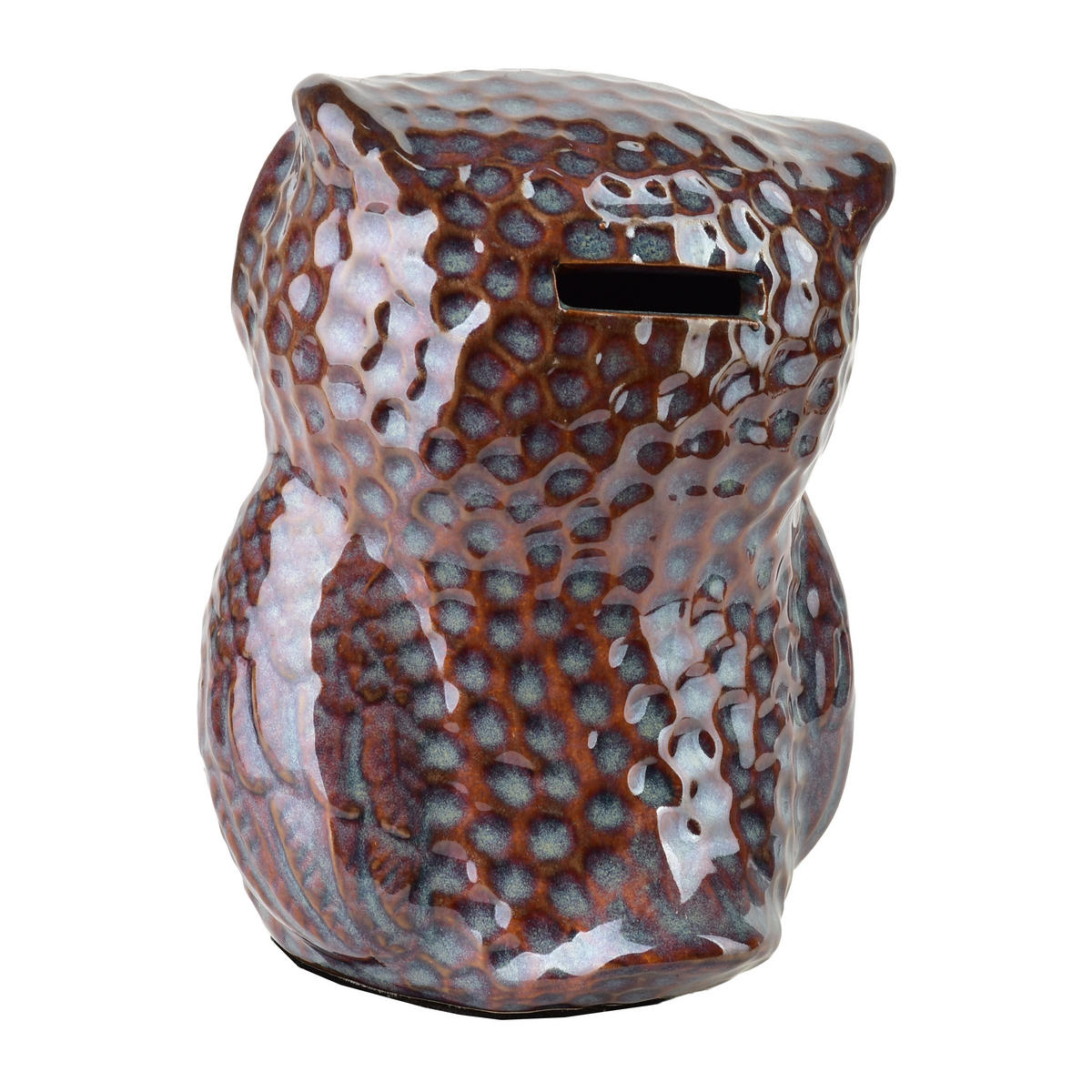 SPARDOSE Saggio grau 10/9/13 cm Keramik - Lila, Keramik (10/13/9cm) - Mondex