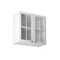 GLASHÄNGESCHRANK G80S – Provence – Andersen Pinie - Pinienfarben, Glas/Holzwerkstoff (80/72/32cm) - ROYAL24_MARKT