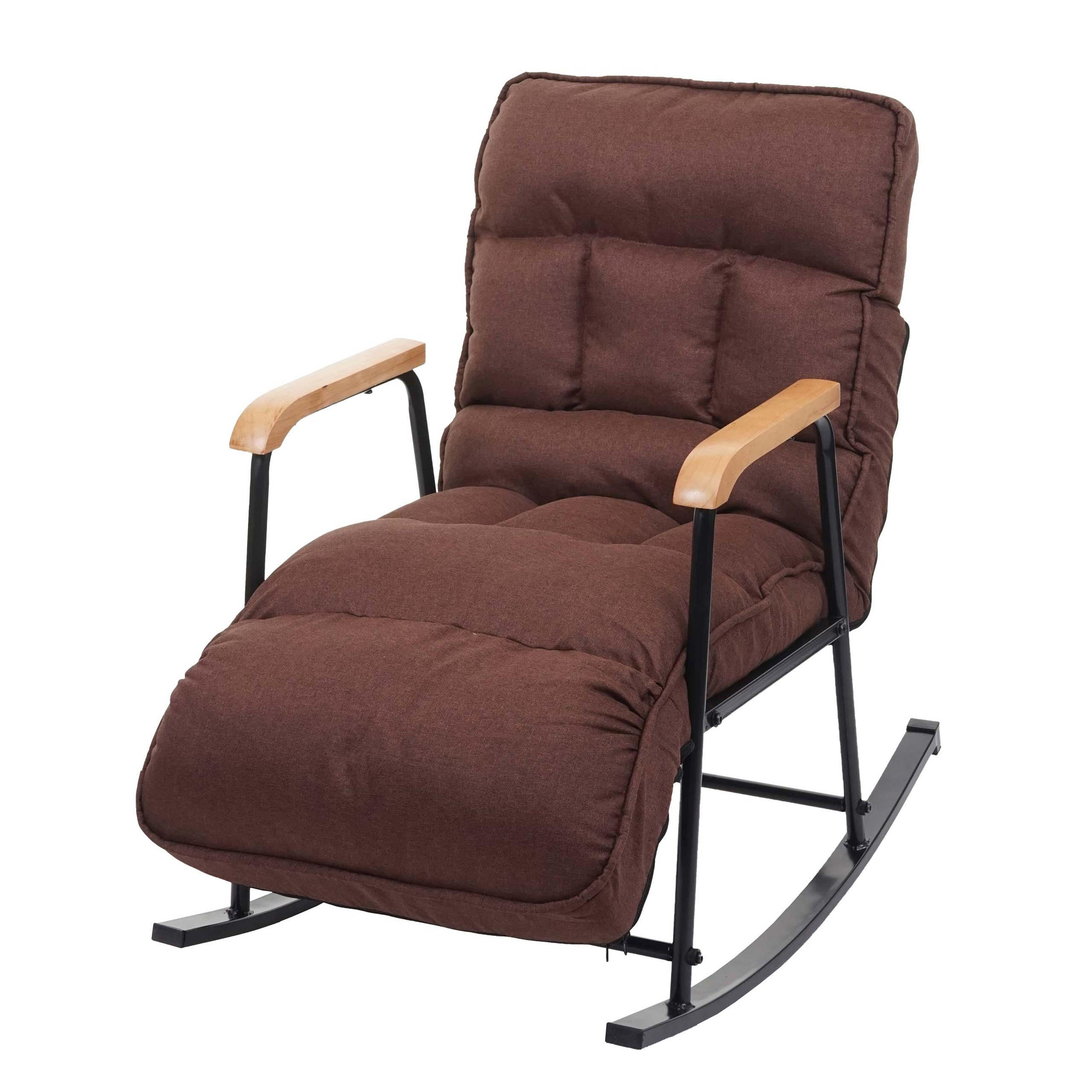 SCHAUKELSTUHL Dunkelbraun - Dunkelbraun, Textil (58/92/135cm) - MCW