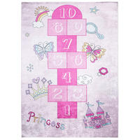 TEPPICH EMMA Rosa 80/150 cm - Rosa, Kunststoff (80/150cm) - Tapiso