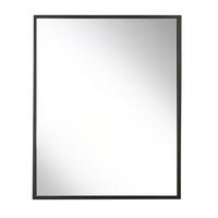 SPIEGEL Alexia schwarz 40/3/50cm Glas - Schwarz, Glas (40/50/3cm) - Mondex